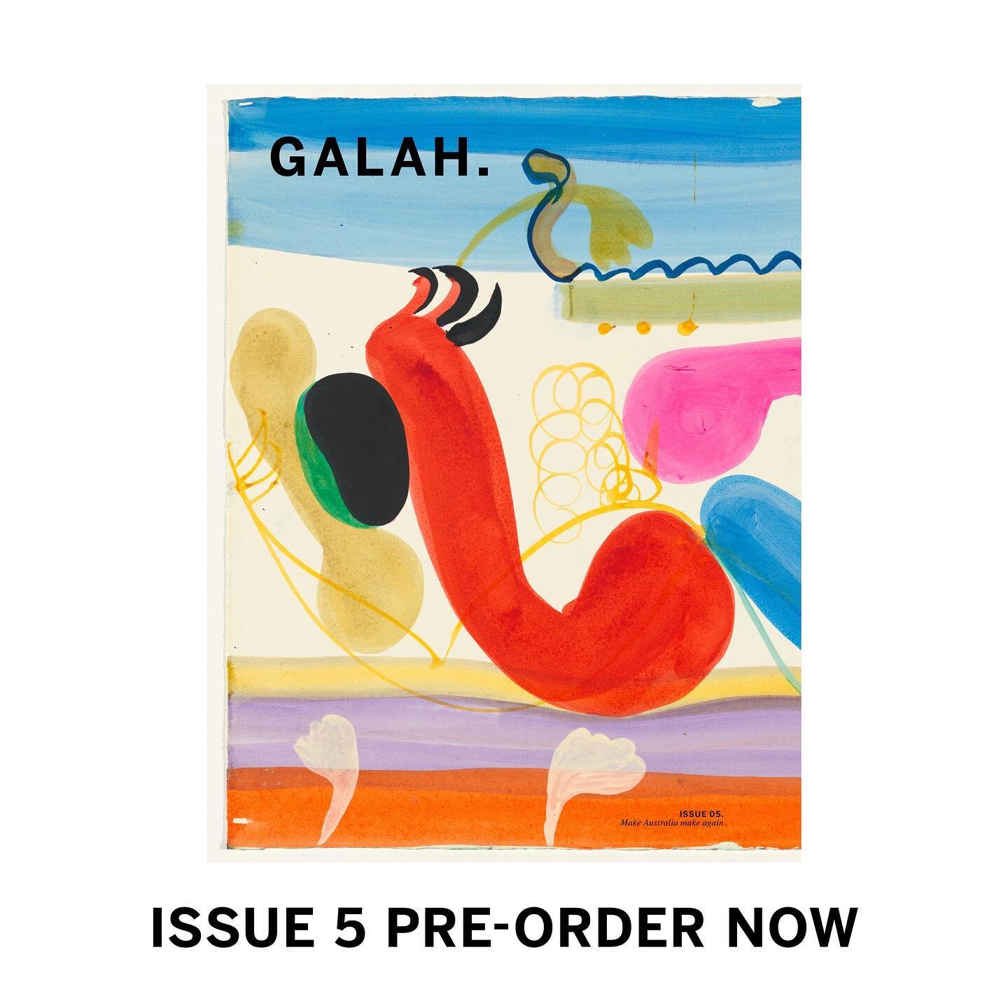 Another issue of Galah is coming out into this world, and it&rsquo;s cover is pure joy. 
Pre-order now.
@galah.press 
The cover image is part of an untitled painting by Arthur Boyd.